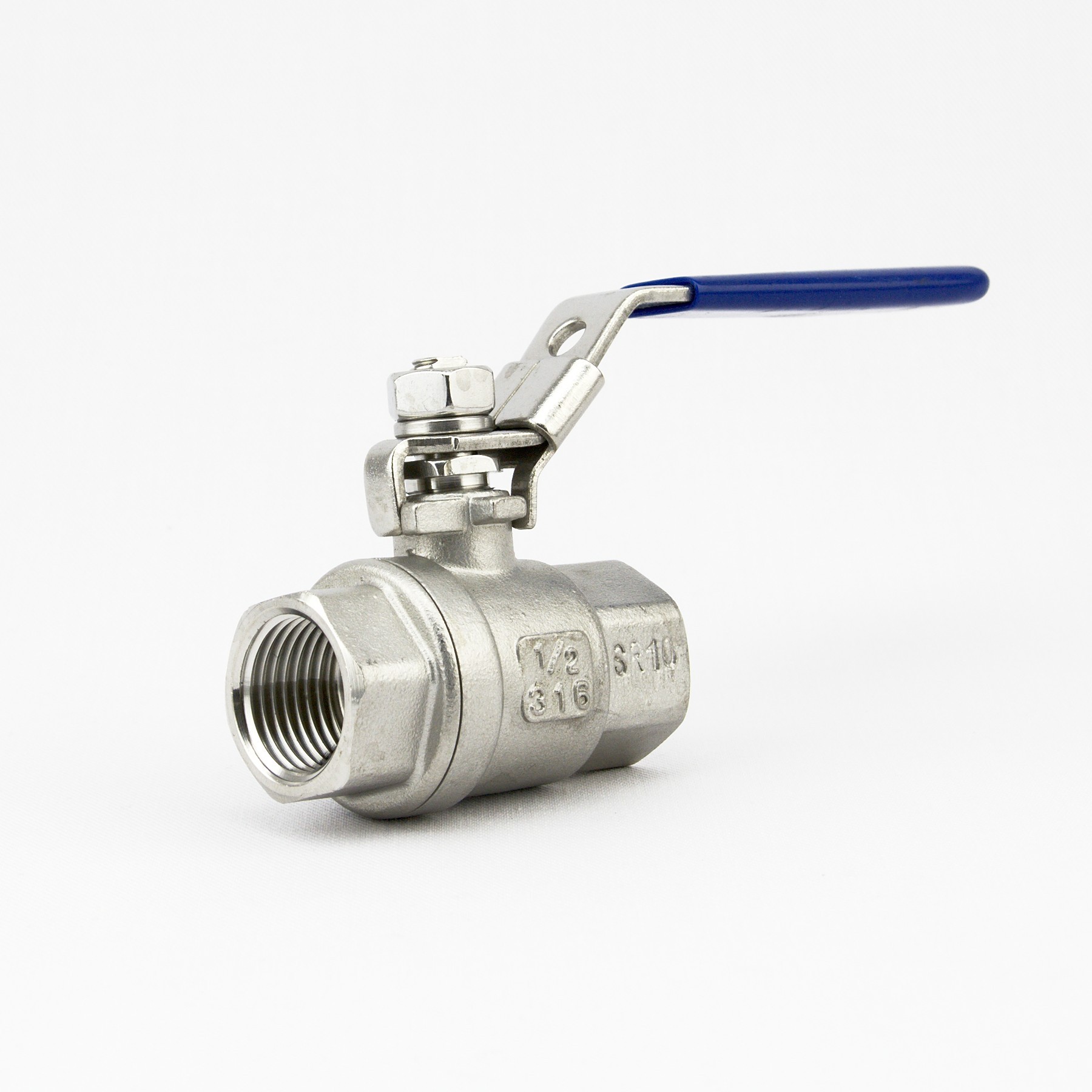 2-piece full bore ball valve with locking handle (1/2" BSP) - Valves