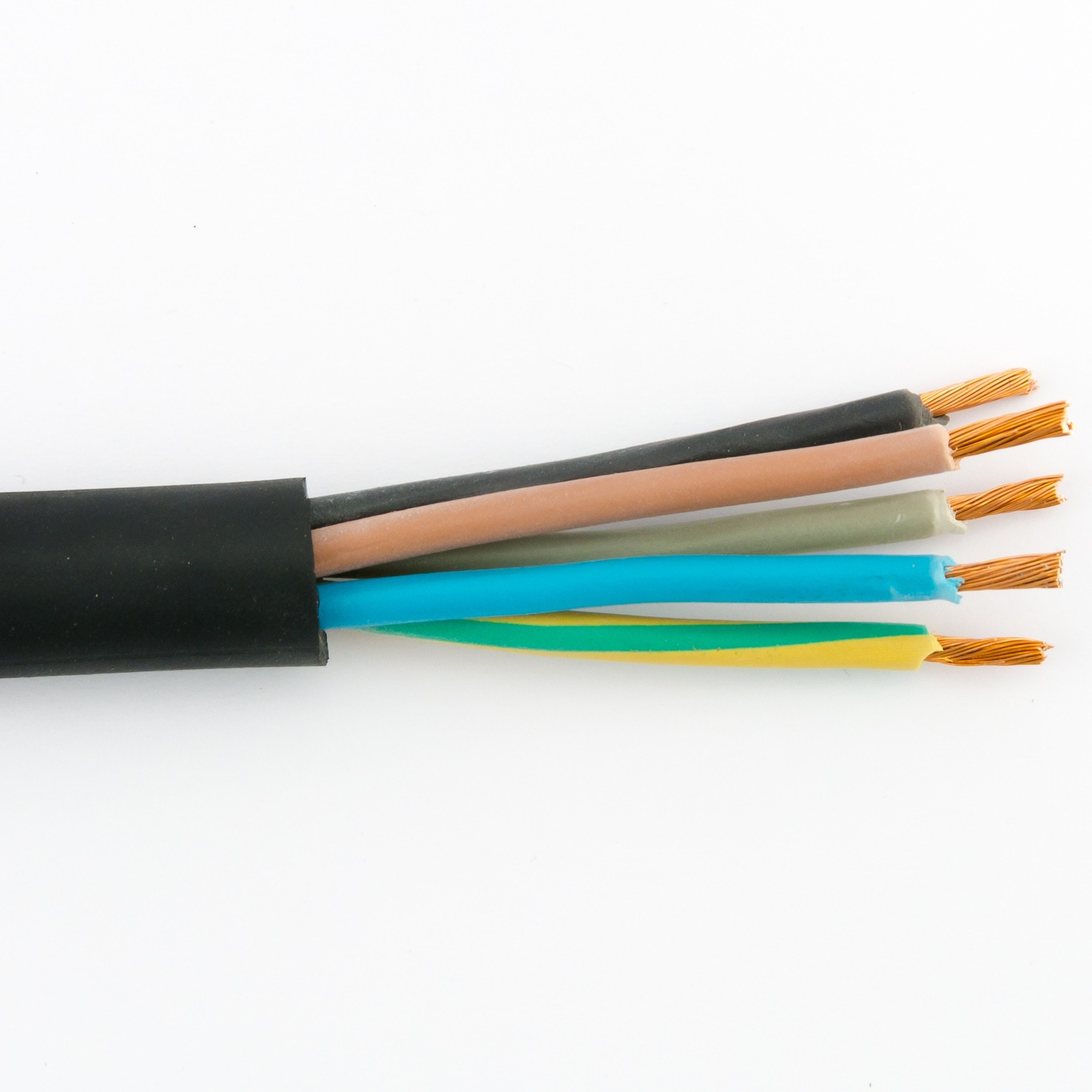 5x2.5mm² neoprene cable heating element