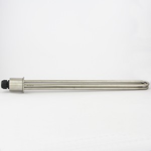 Tri-Clamp heating element for brewing - 52 cm -  10000W in 3 loops - 2 inch clamp (64 mm)