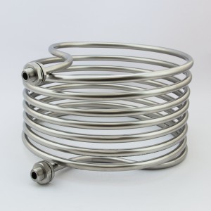 Stainless Steel HERMS Coil with BSP Fittings - 30 cm - 7.5m